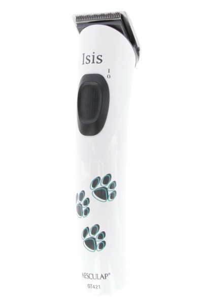 Schermaschine AESCULAP® Isis weiß Geeignet für Pfoten und Gesichtspartien Hund Modell GT 421 1 Stück