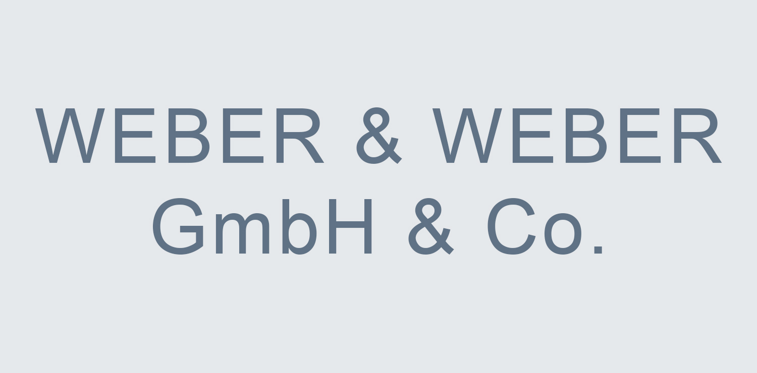 WEBER & WEBER GmbH & Co. KG
