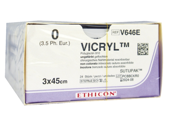 VICRYL™ ungefärbt geflochten Ligaturen Sutupak