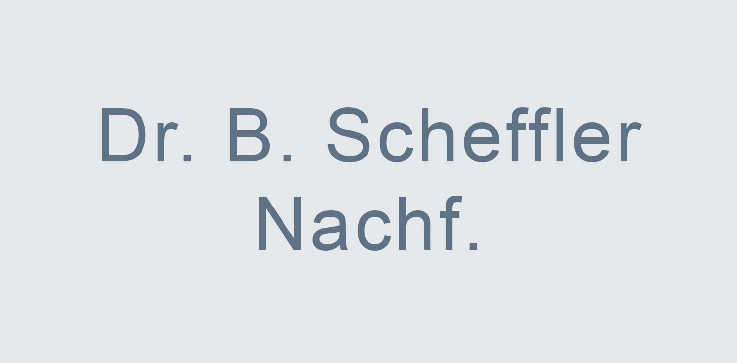 Dr. B.Scheffler Nachf. GmbH & Co. KG