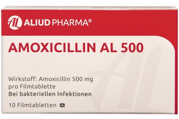 AMOXICILLIN AL 500 mg Filmtabletten 10 Stück