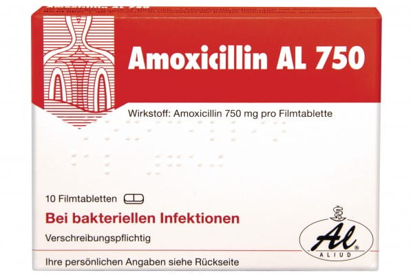 AMOXICILLIN AL 750 mg Filmtabletten 10 Stück